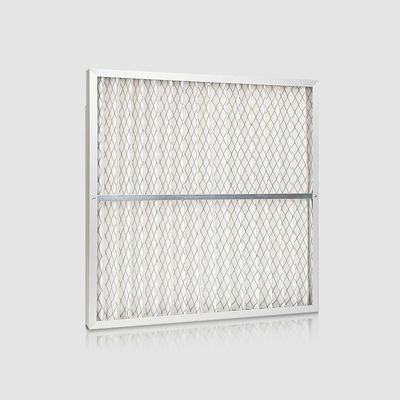white G3 G4 Non Woven Fabric Panel Air Filters With Laminated Mesh