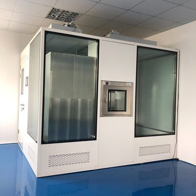 HVAC HEPA Filter Downflow Laminar Flow ISO 8 Prefab Cleanroom