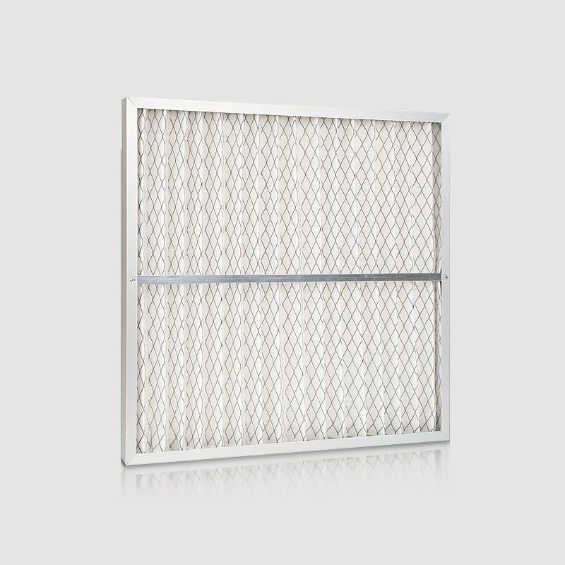 white G3 G4 Non Woven Fabric Panel Air Filters With Laminated Mesh