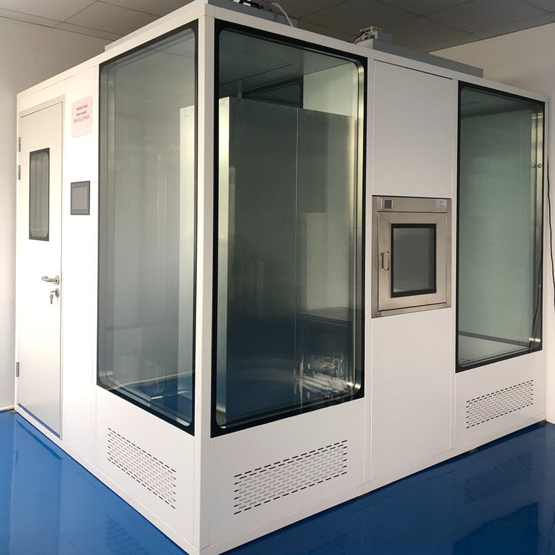HVAC HEPA Filter Downflow Laminar Flow ISO 8 Prefab Cleanroom
